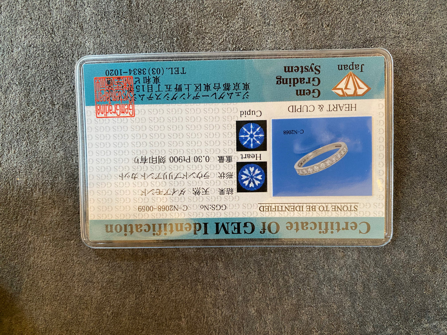 Pt900 ダイヤモンド0.3ctピンキーリング