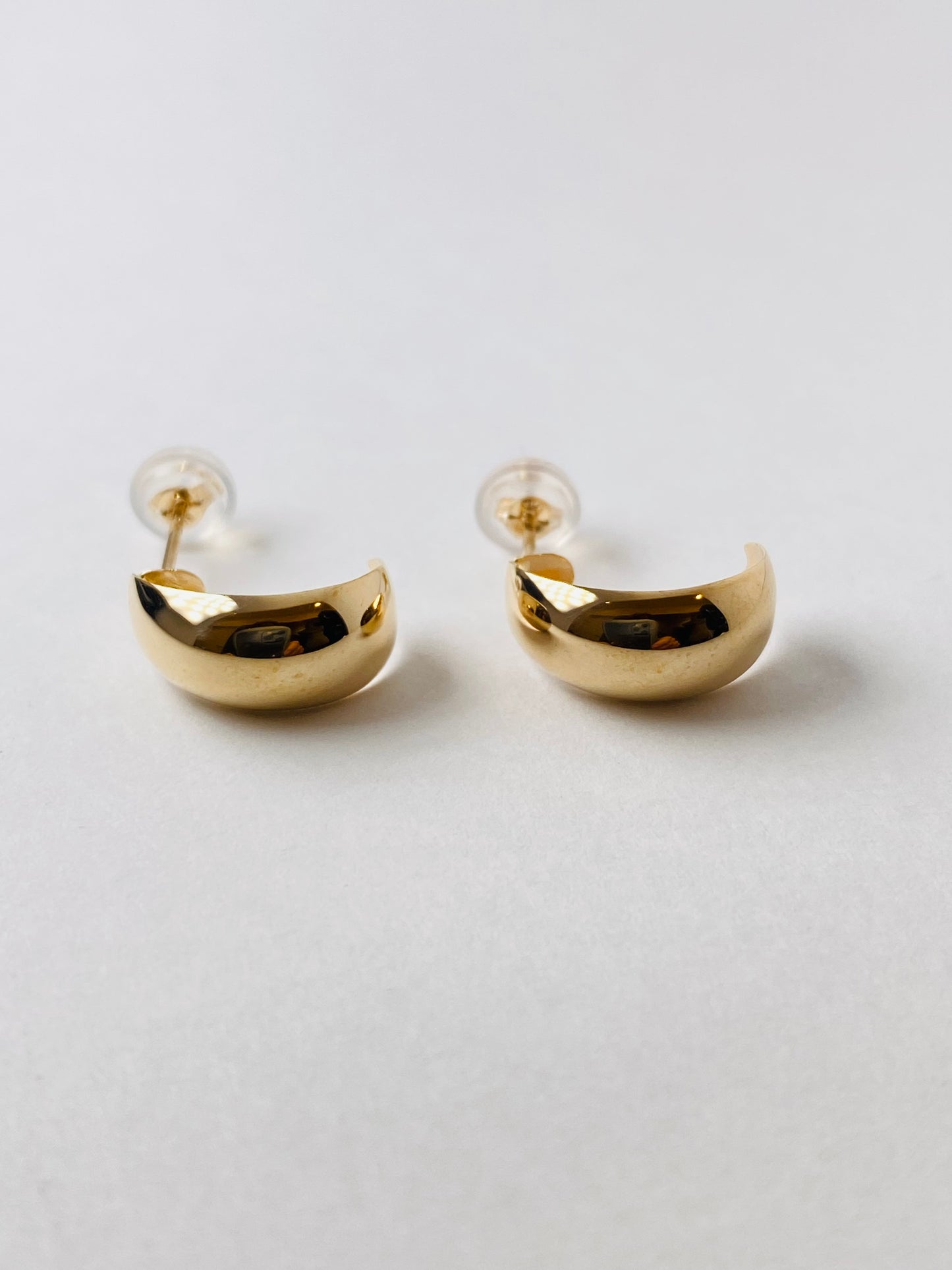 K10イエローゴールド 地金ピアス