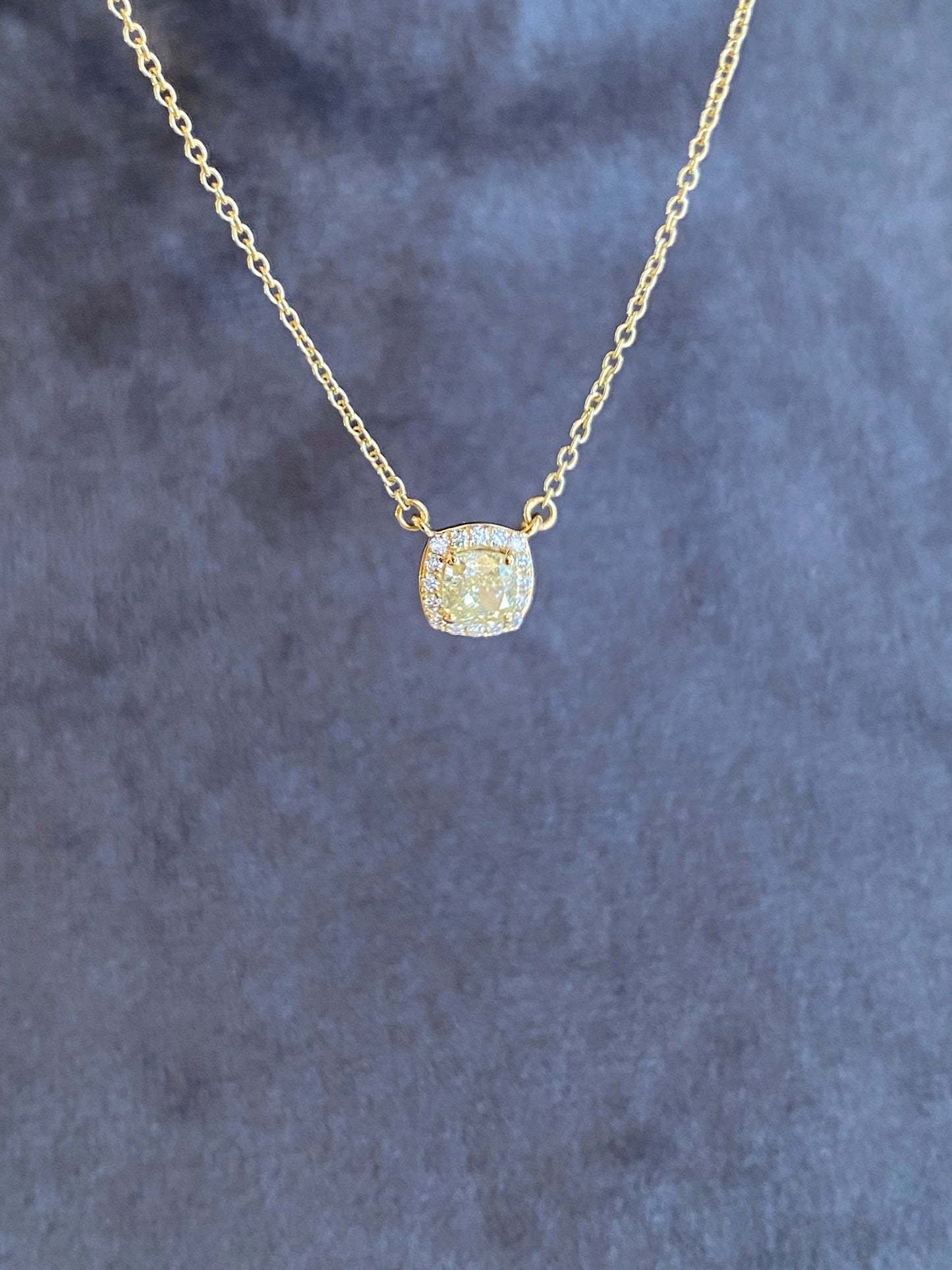 K18 ダイヤモンドネックレス