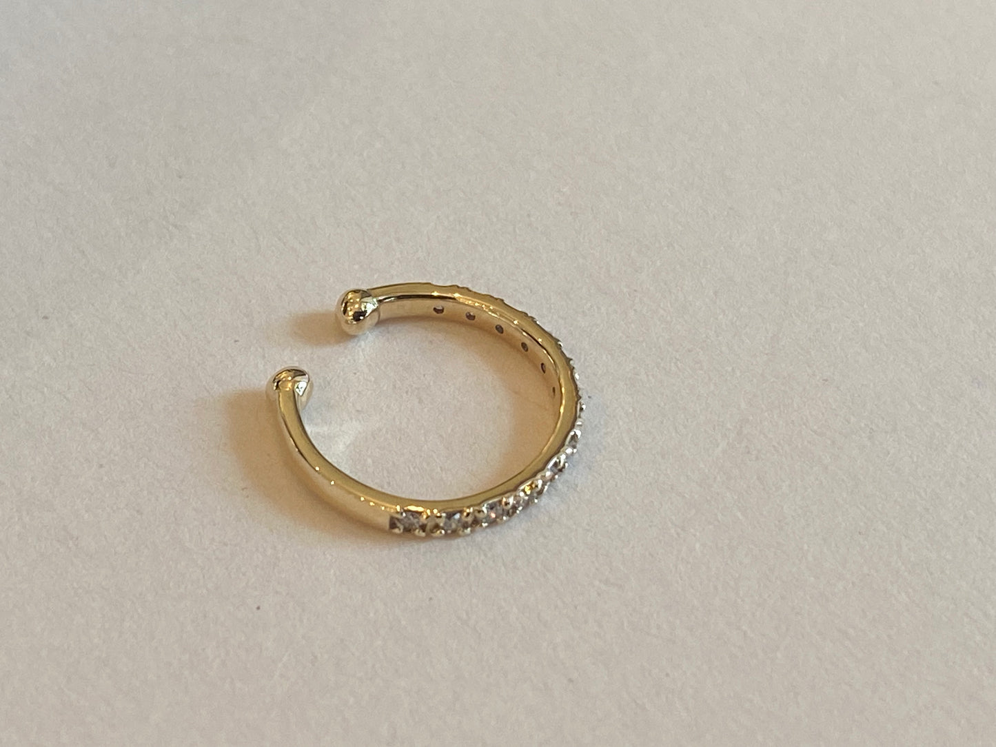 K10イエローゴールドダイヤモンド 0.13ct カフ