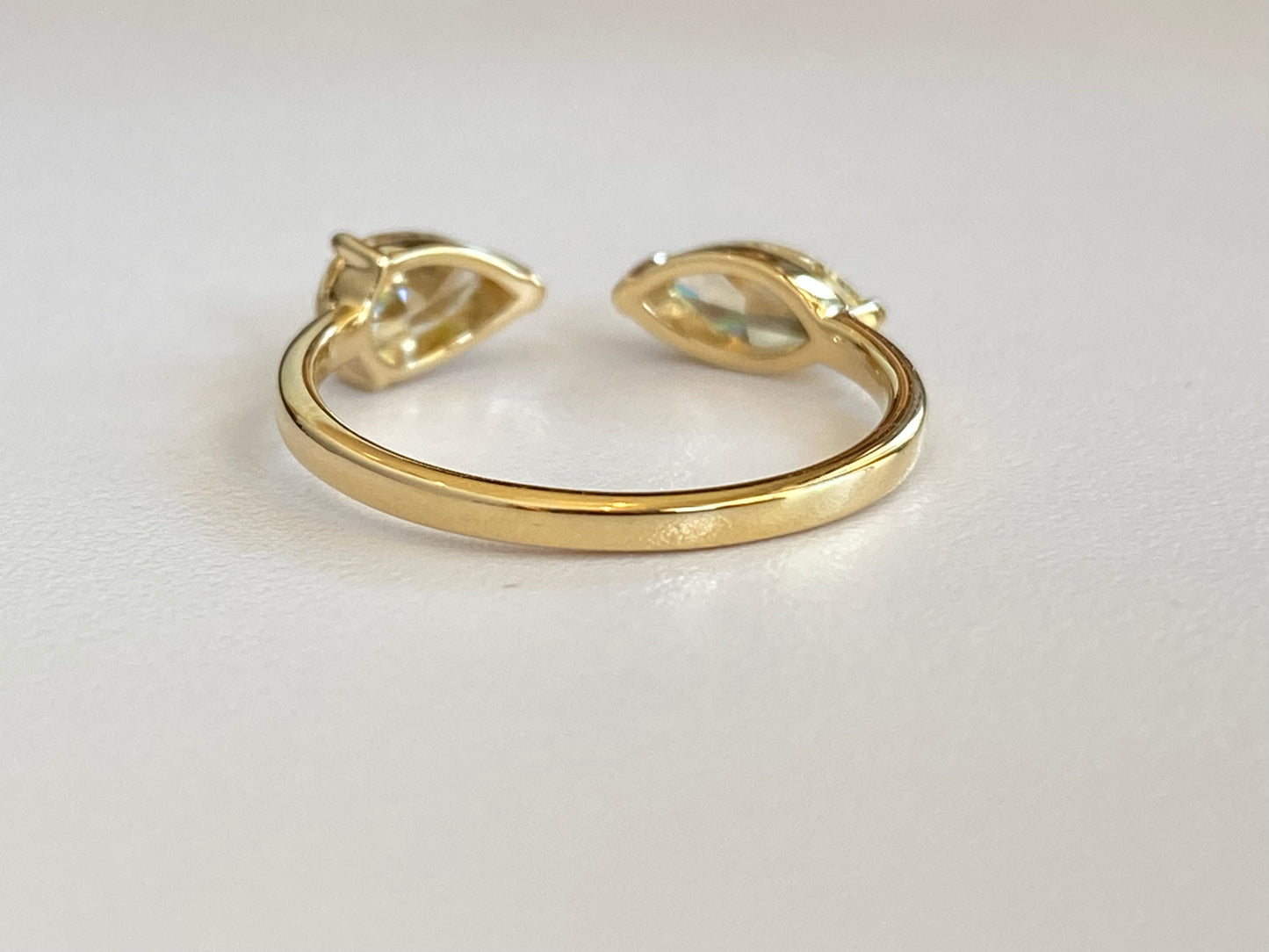 K18イエローゴールド ダイヤモンド0.89ct リング