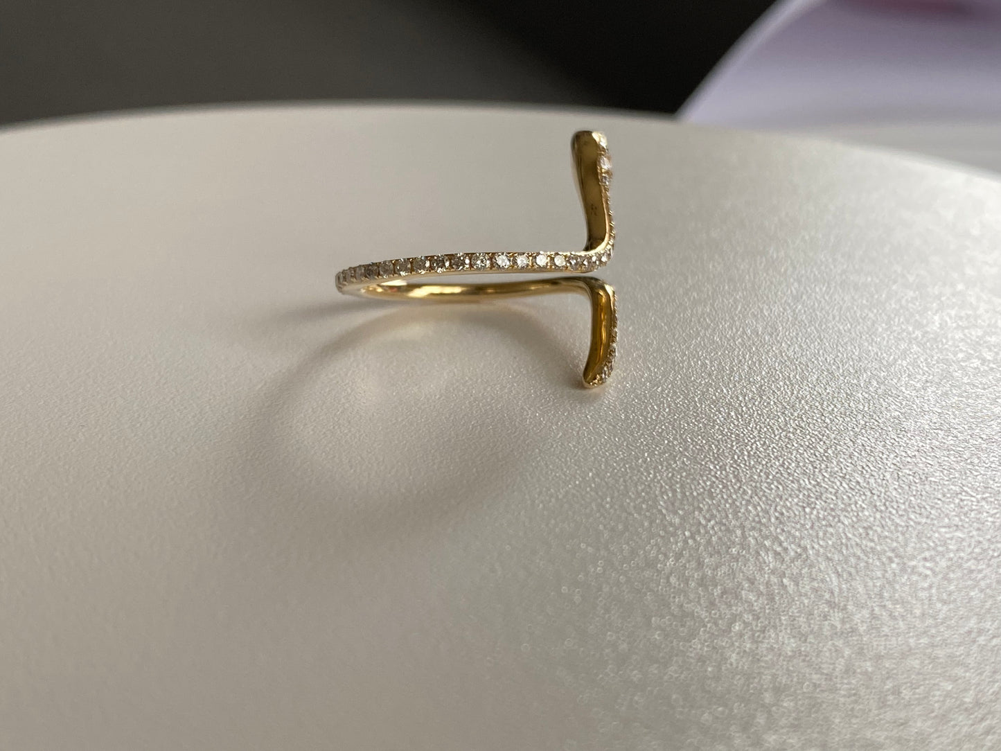 K18イエローゴールド ダイヤモンド0.53ct リング