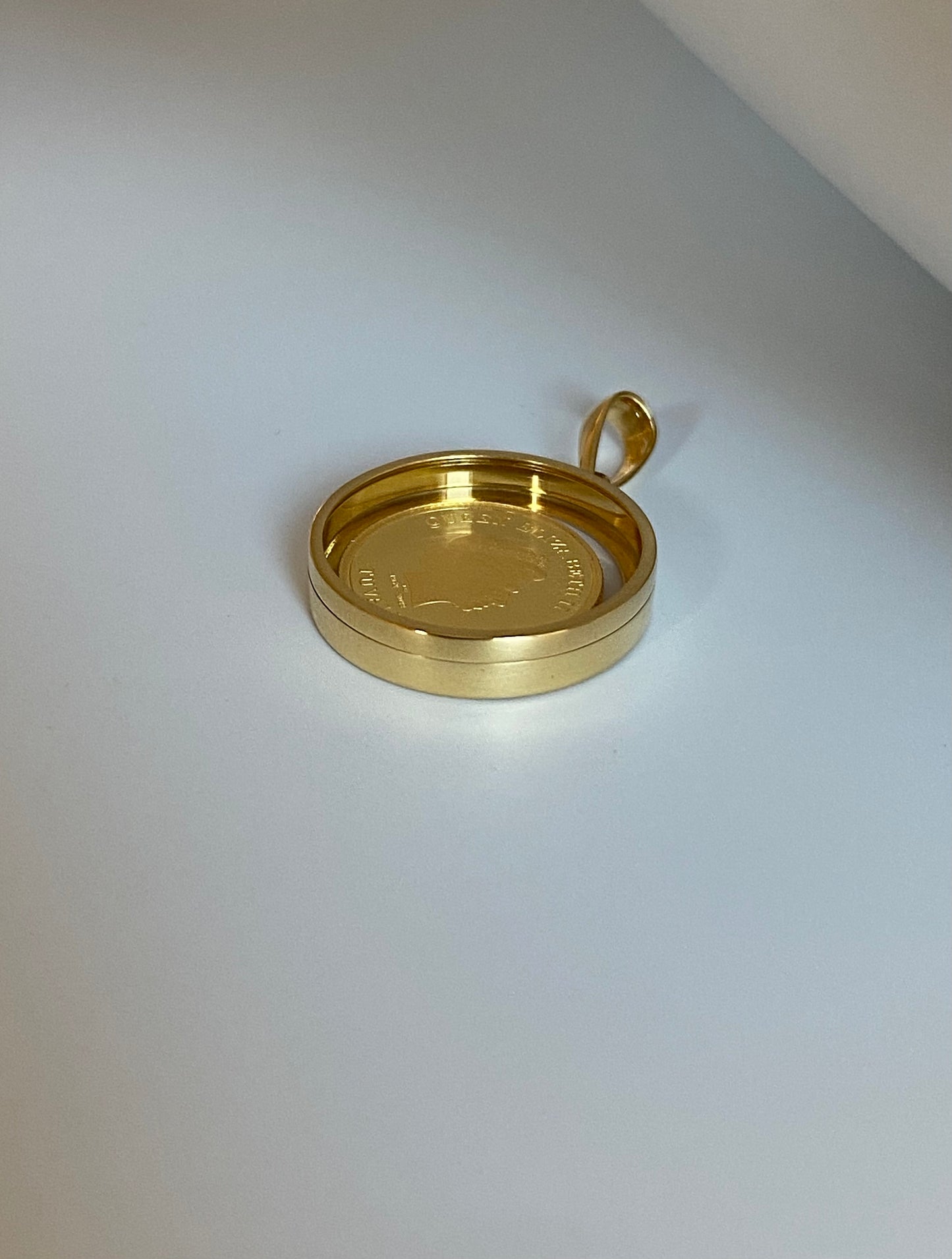 純金/K18 コインペンダントトップ