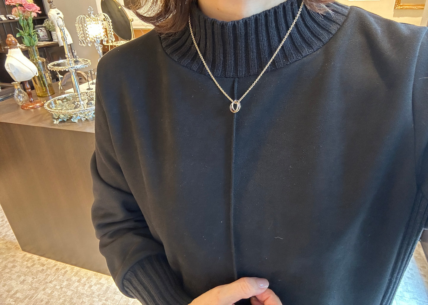 カルティエ トリニティネックレス K18 8.9g