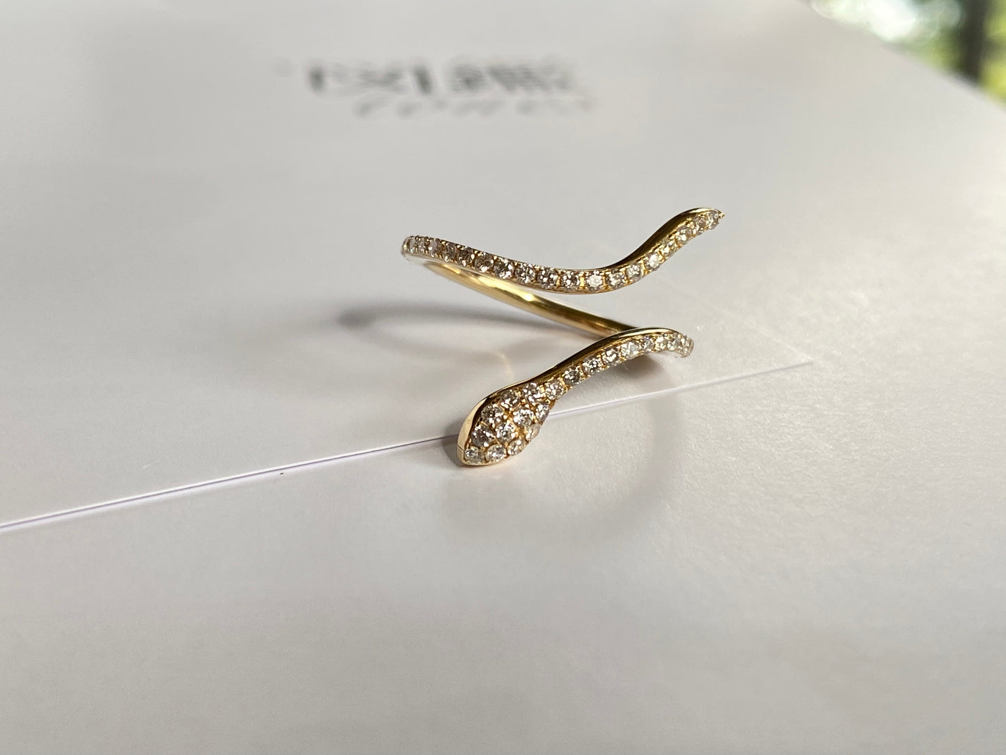 K18イエローゴールド ダイヤモンド0.53ct リング