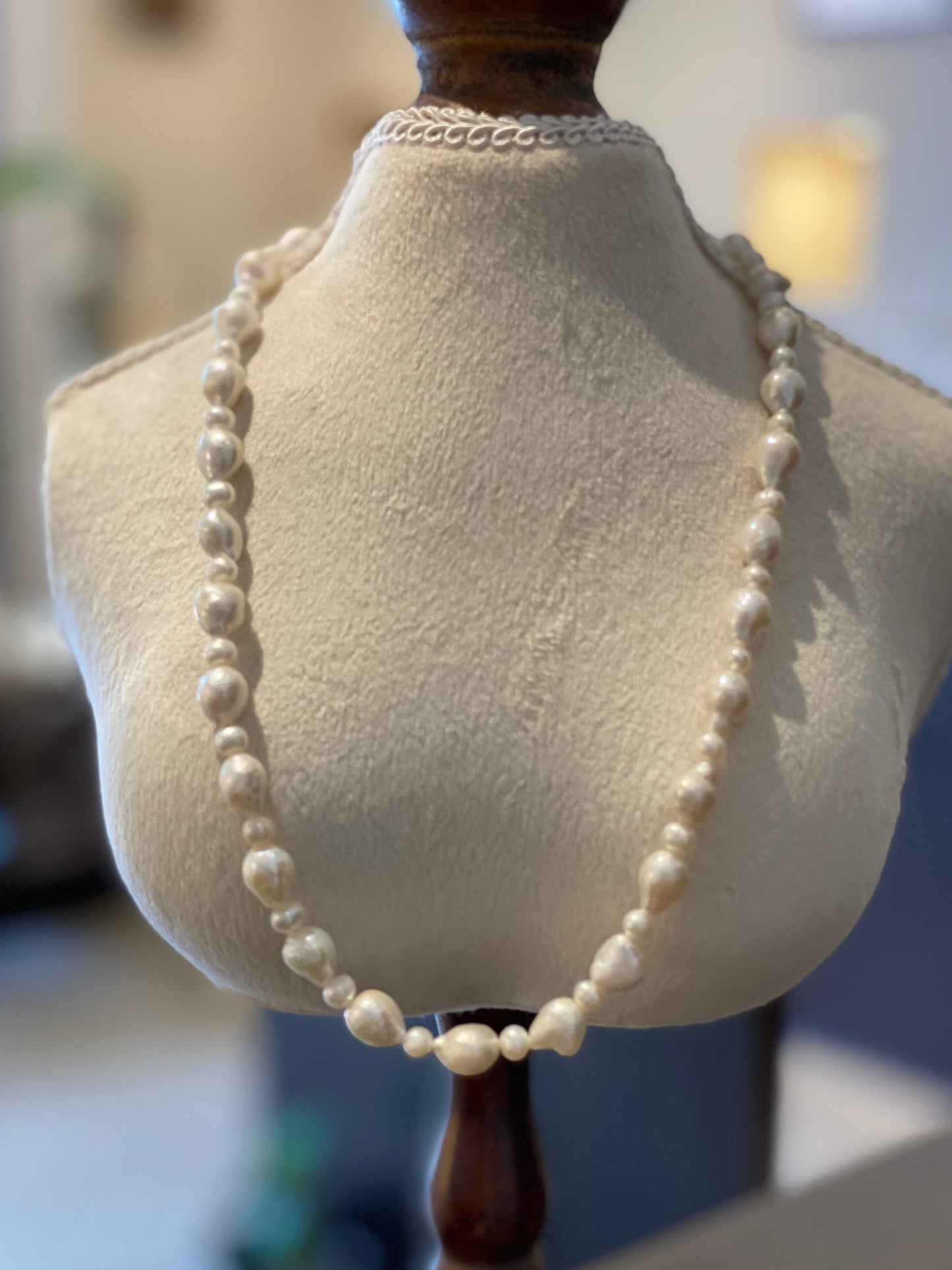 SV淡水パールネックレス
