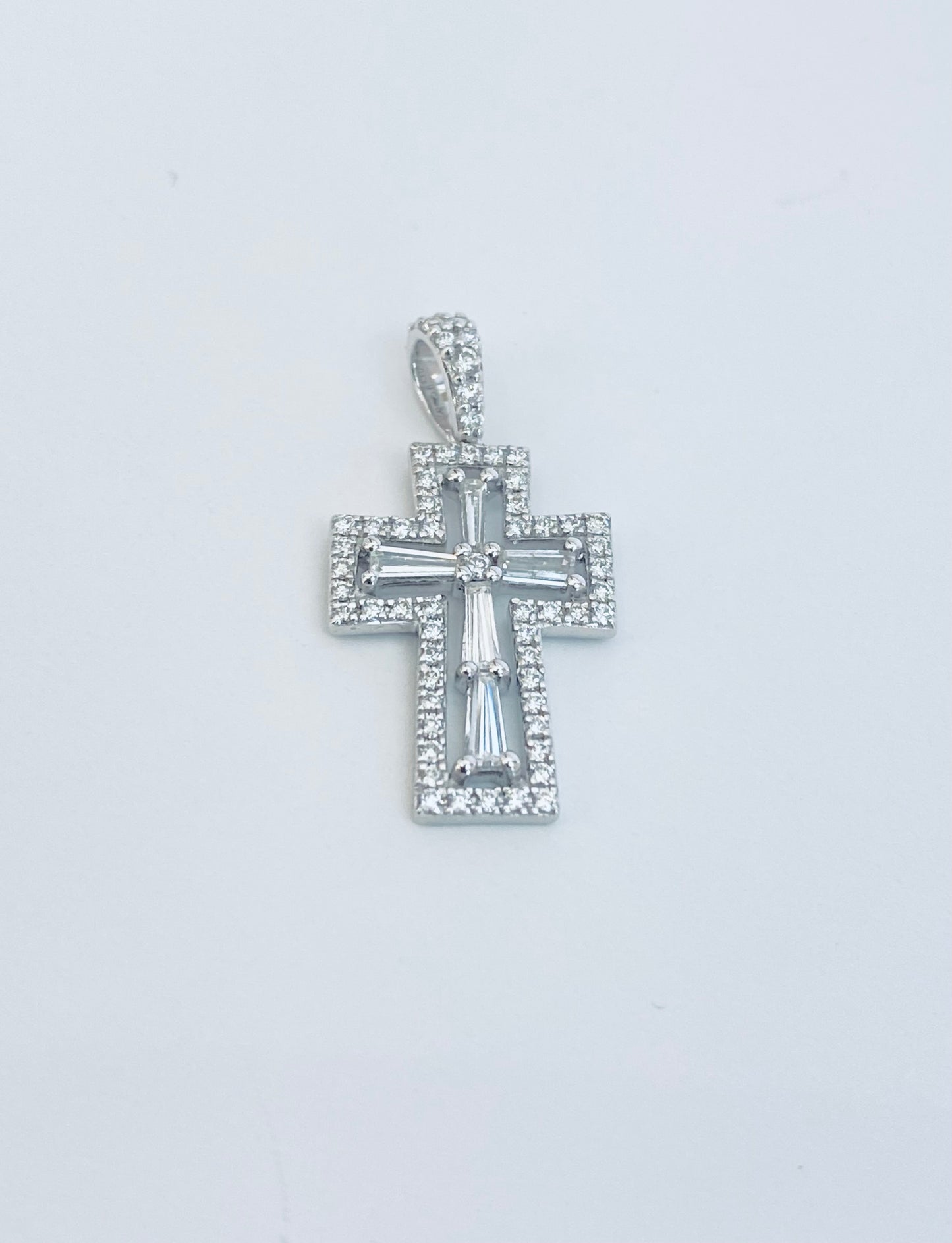 K18ホワイトゴールド ダイヤモンド0.51ct トップ