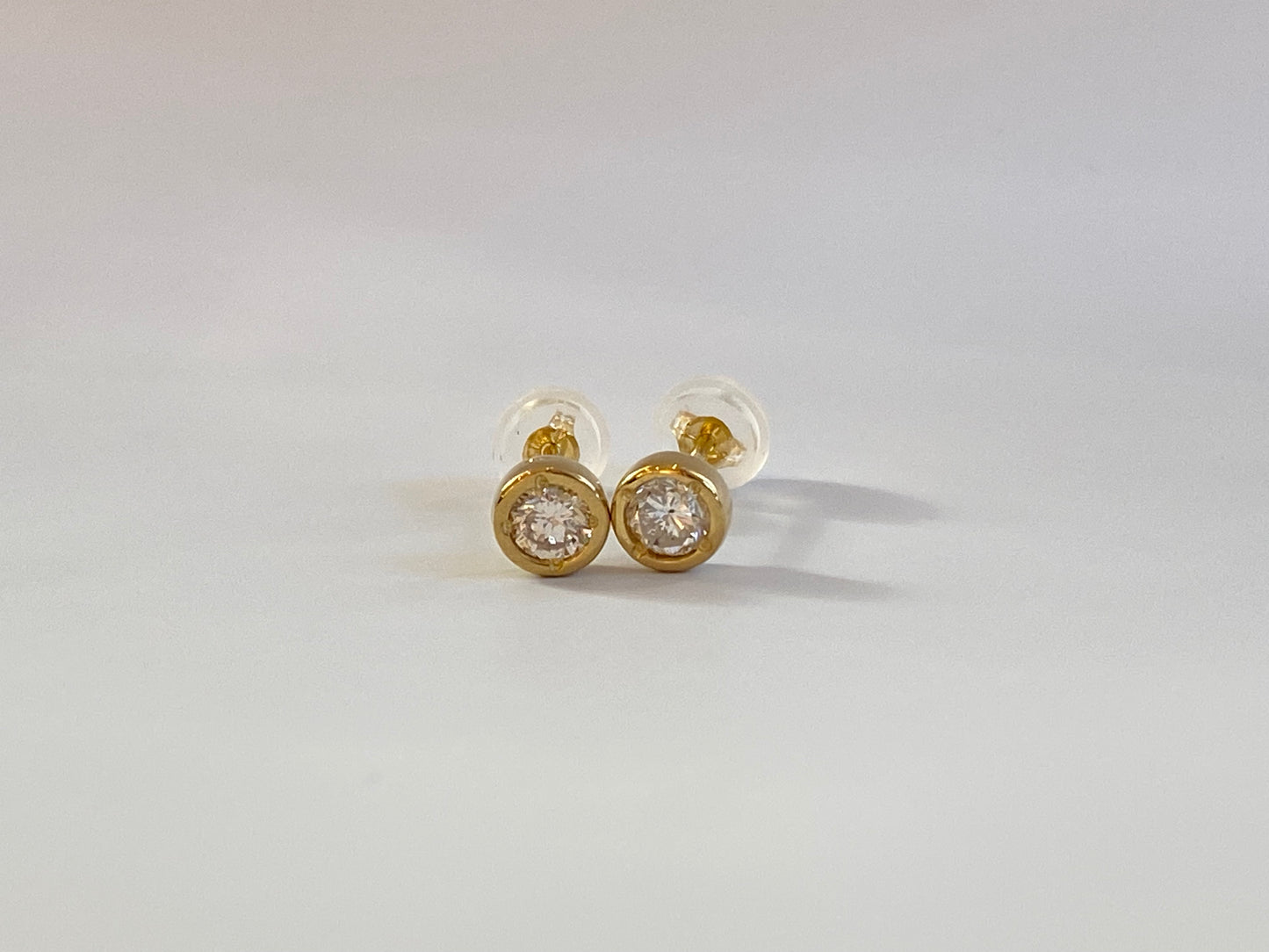 K18イエローゴールド ダイヤモンド 0.3ctピアス