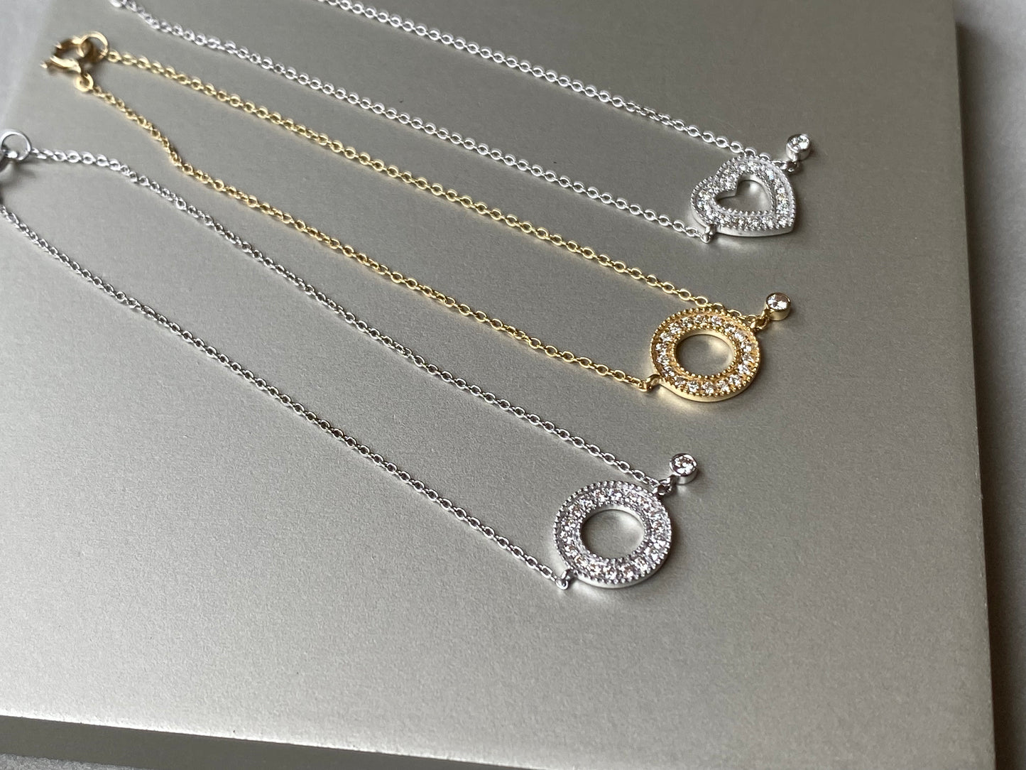 K18ホワイトゴールド ダイヤモンド0.17ct ブレスレット