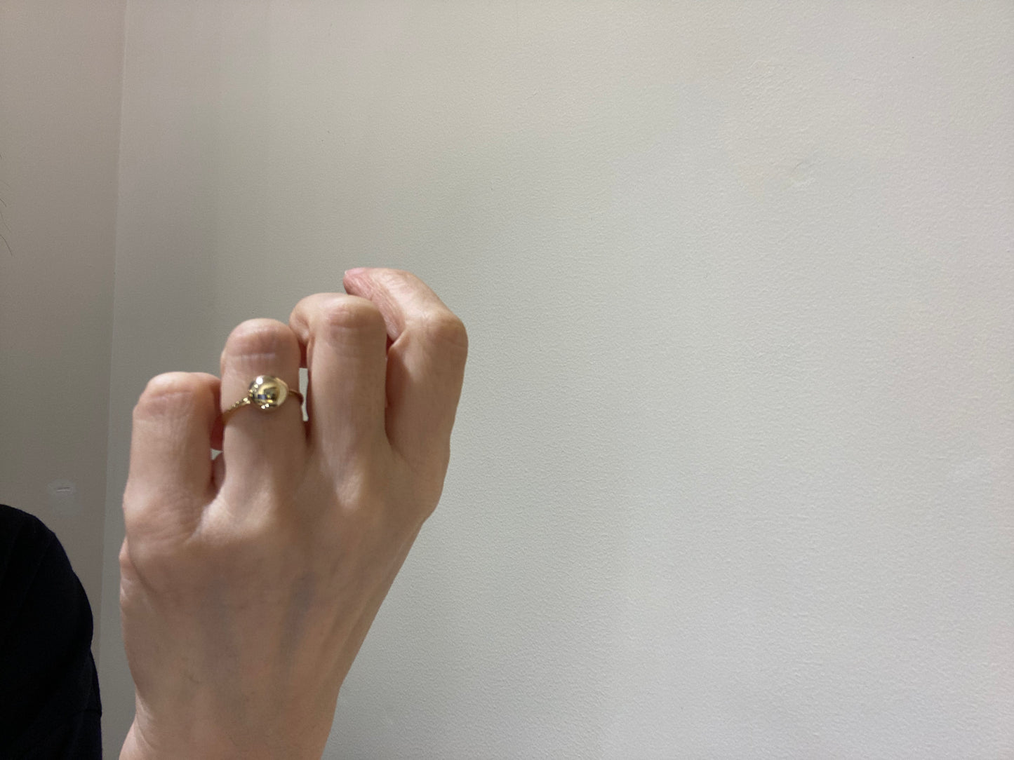 K10イエローゴールド 地金リング