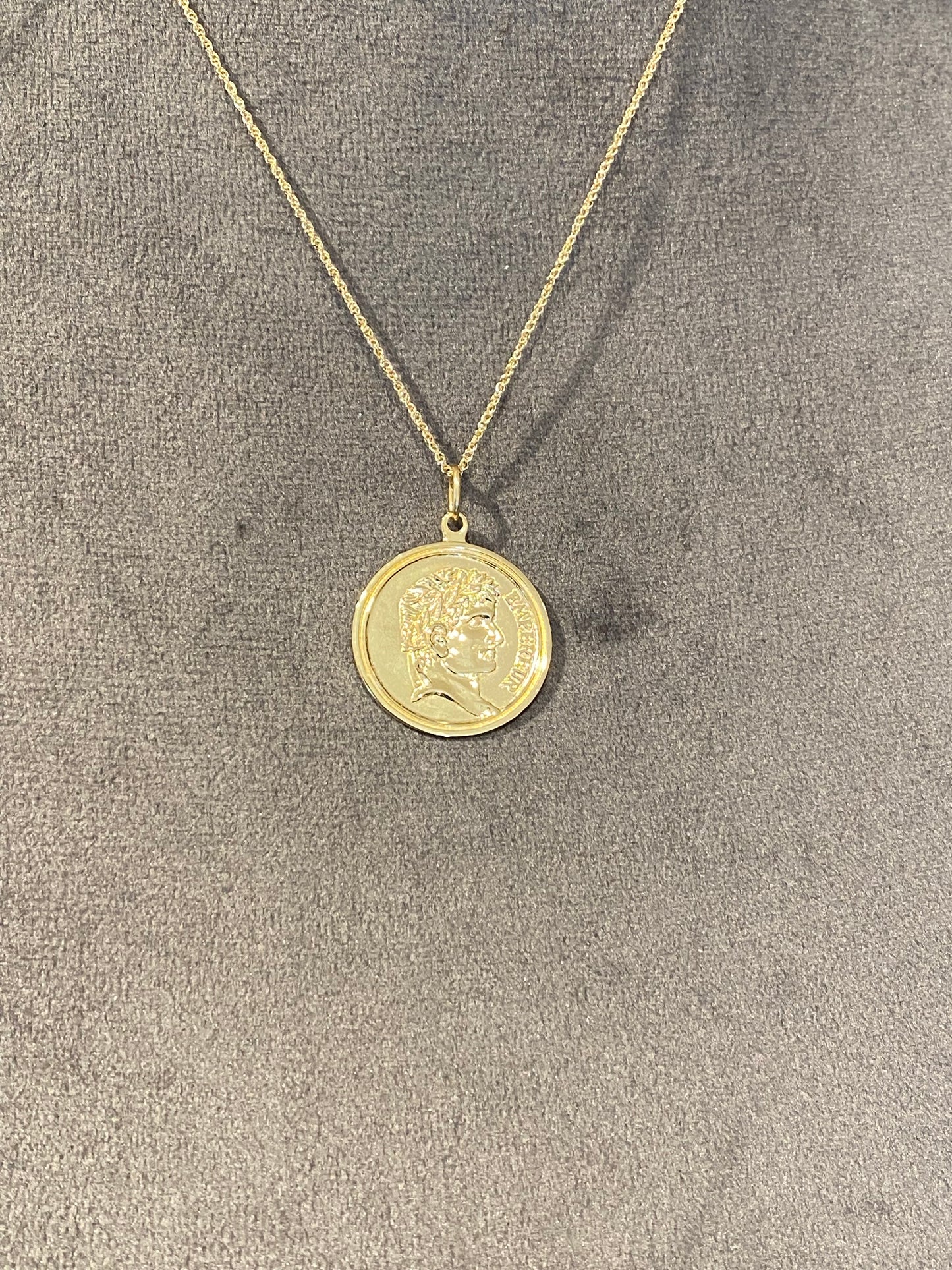 K18イエローゴールド コイントップ