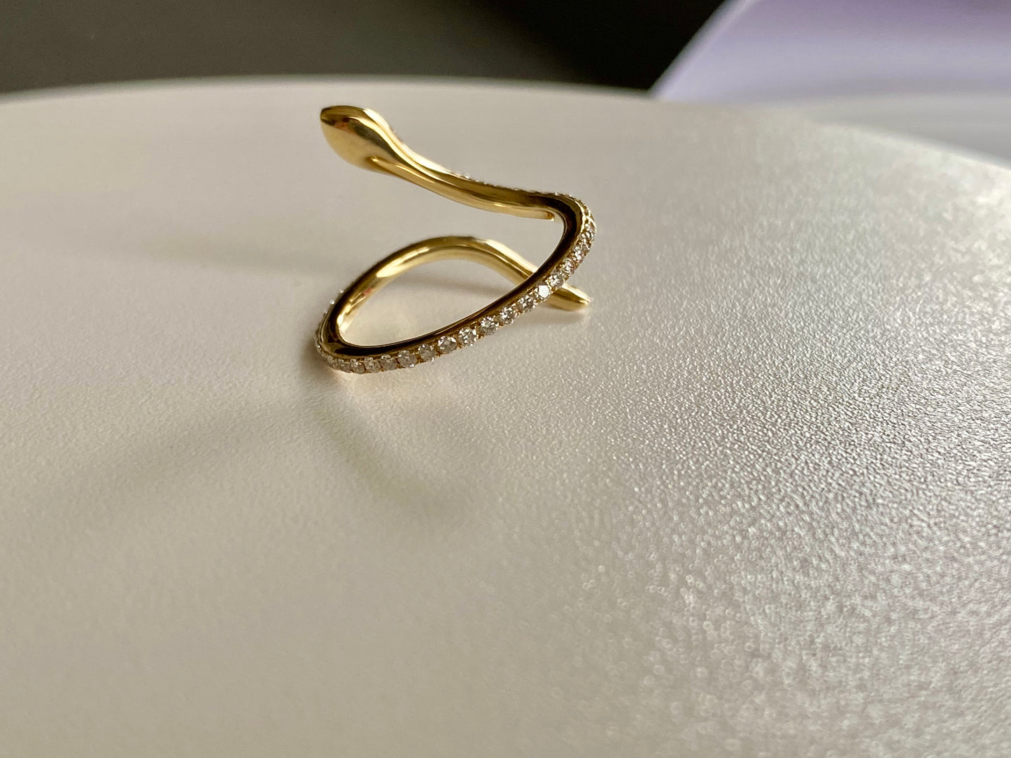 K18イエローゴールド ダイヤモンド0.53ct リング