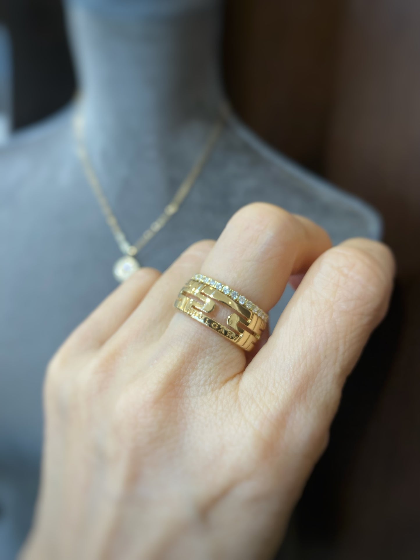 BVLGARI ブルガリ パレンテシ リング K18YG