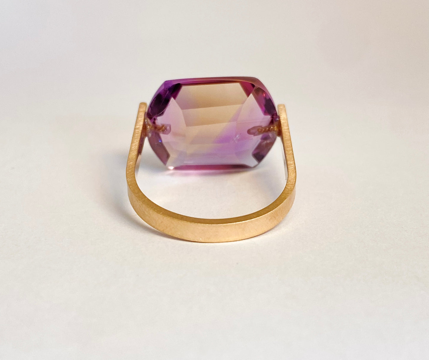 K10イエローゴールド アメトリンリング