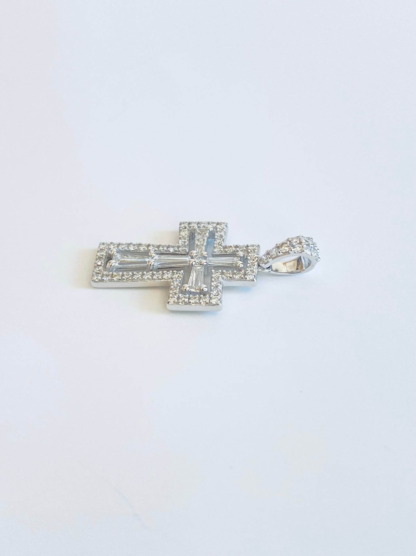 K18ホワイトゴールド ダイヤモンド0.51ct トップ