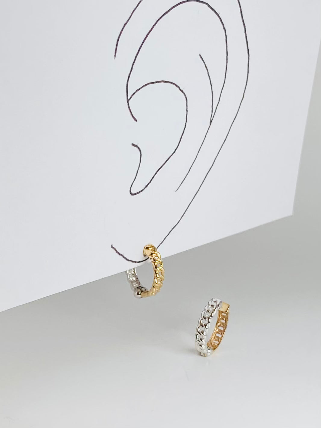 K10YG/WG 2カラーピアリング