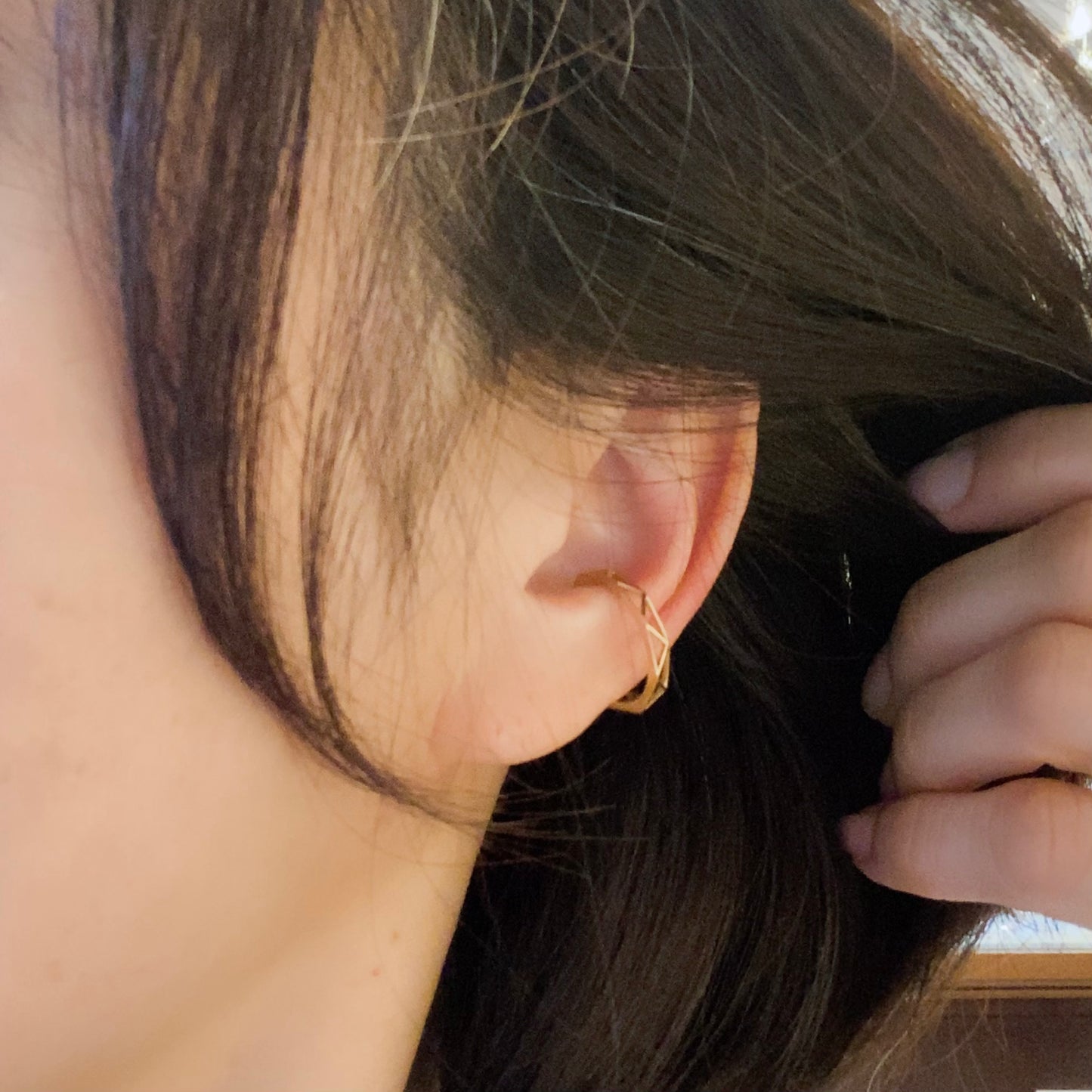 K10イエローゴールド地金カフ