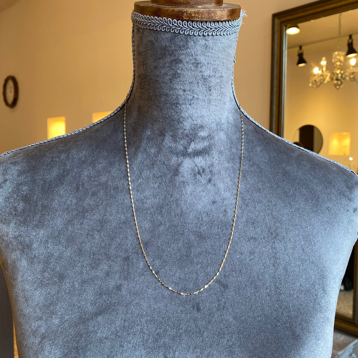 K10イエローゴールド57㎝エクレアネックレス