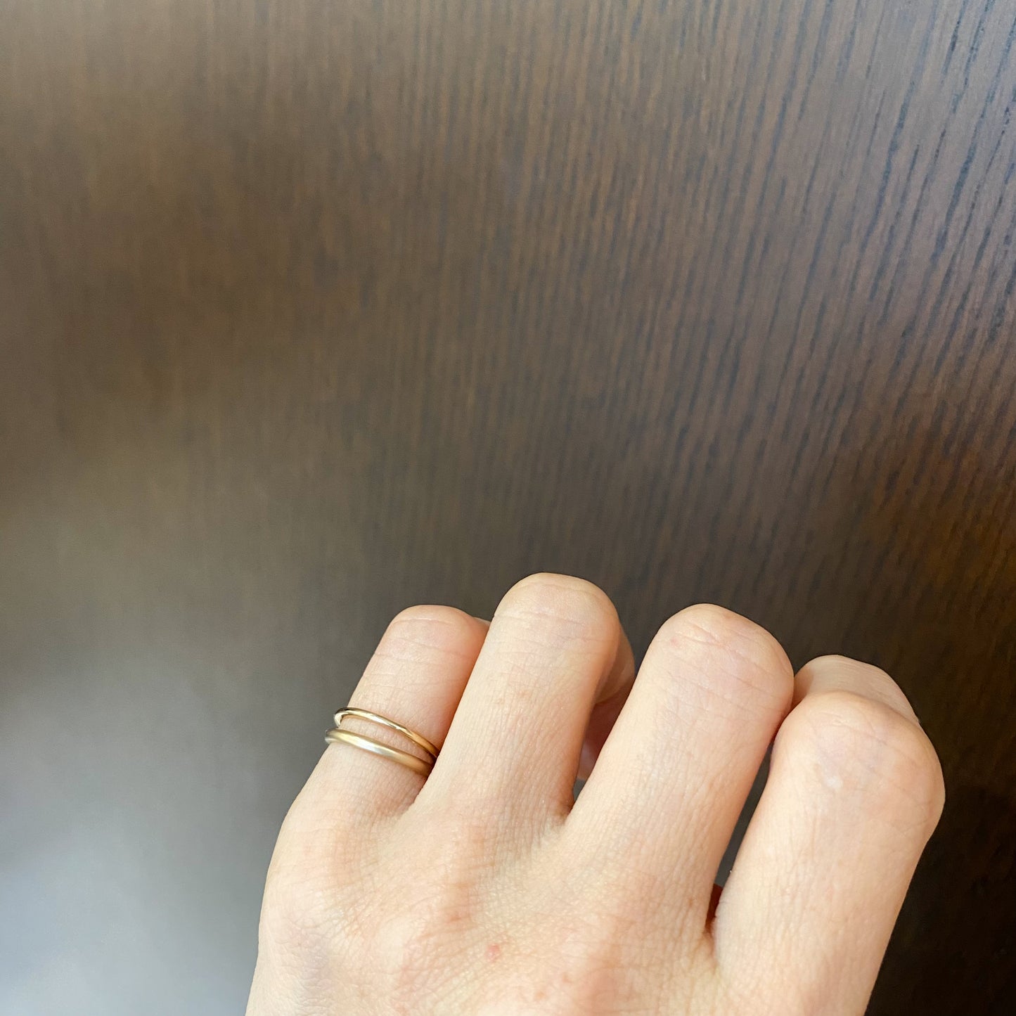 K18ピンクゴールドピンキーリング