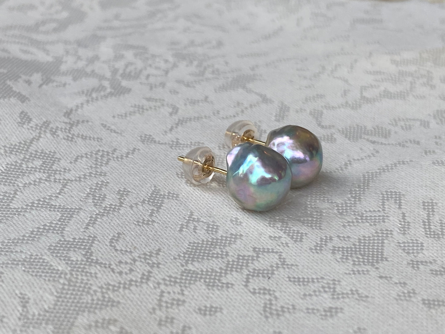 K18 パール(あこや)ピアス