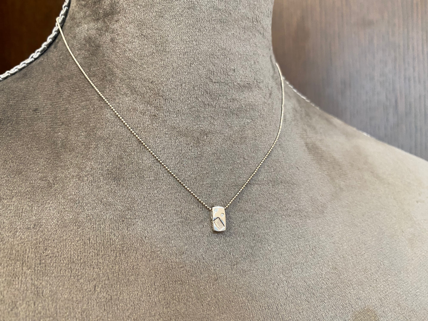 Pt ダイヤモンド 0.05ct ネックレス