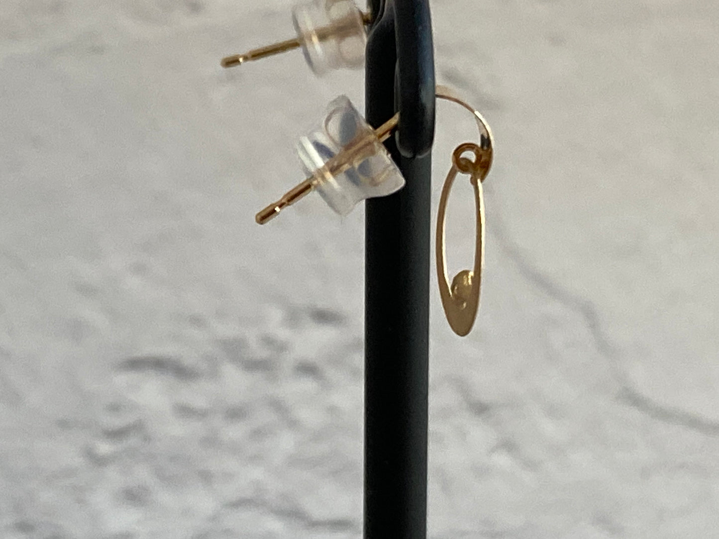 K18イエローゴールドダイヤモンド0.028ctピアス