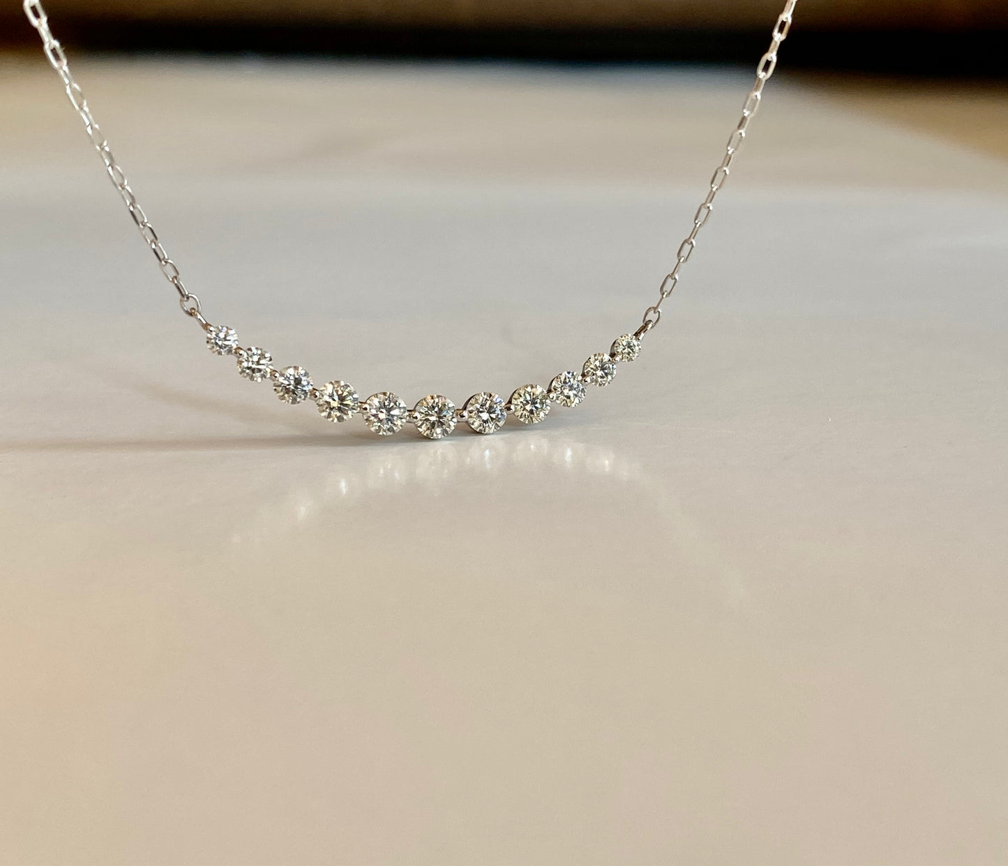 Ptダイヤモンド0.5ctネックレス