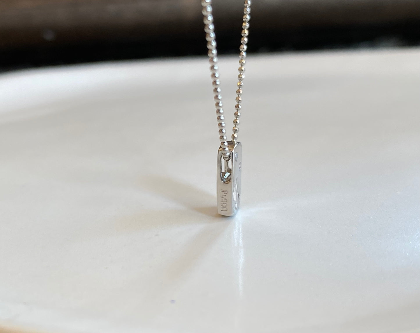 Pt ダイヤモンド 0.05ct ネックレス