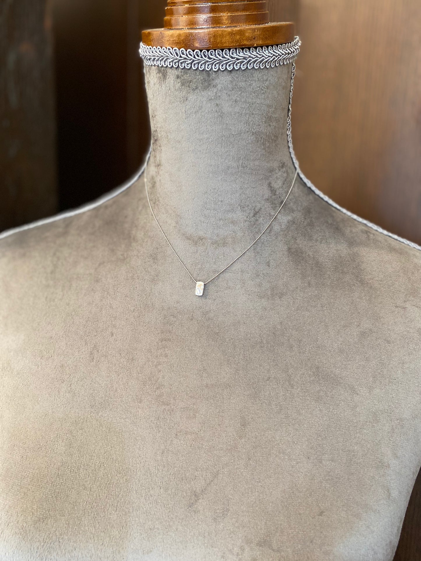 Pt ダイヤモンド 0.05ct ネックレス