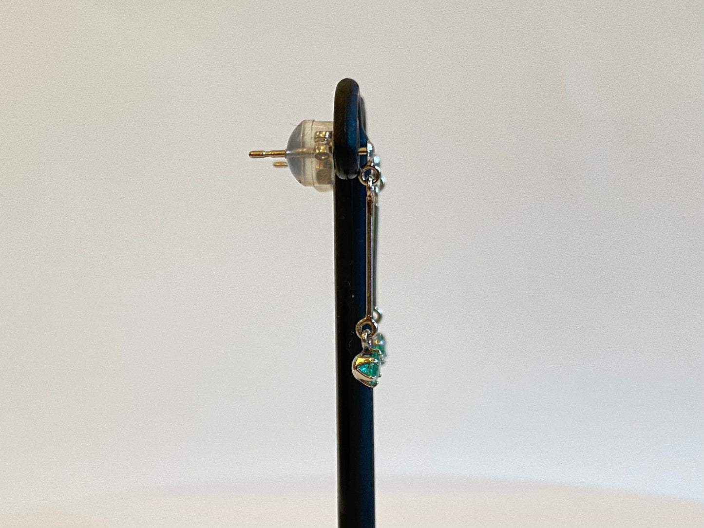 Ptエメラルドピアス