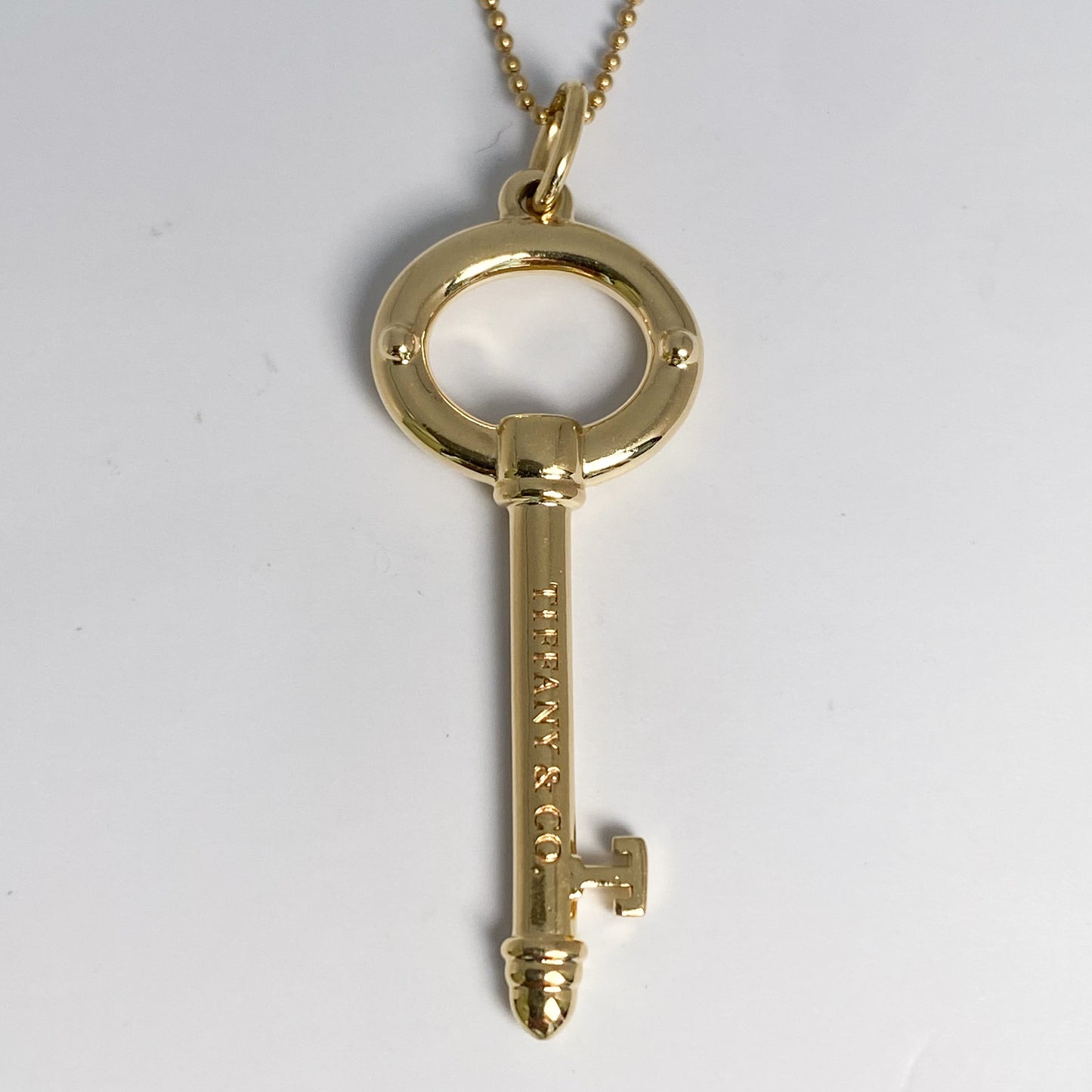 TIFFANY & Co.
Key Necklace K18イエローゴールド