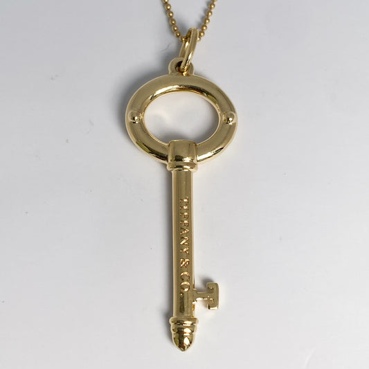TIFFANY & Co.
Key Necklace K18イエローゴールド