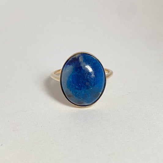 K10イエローゴールド アフガナイトリング