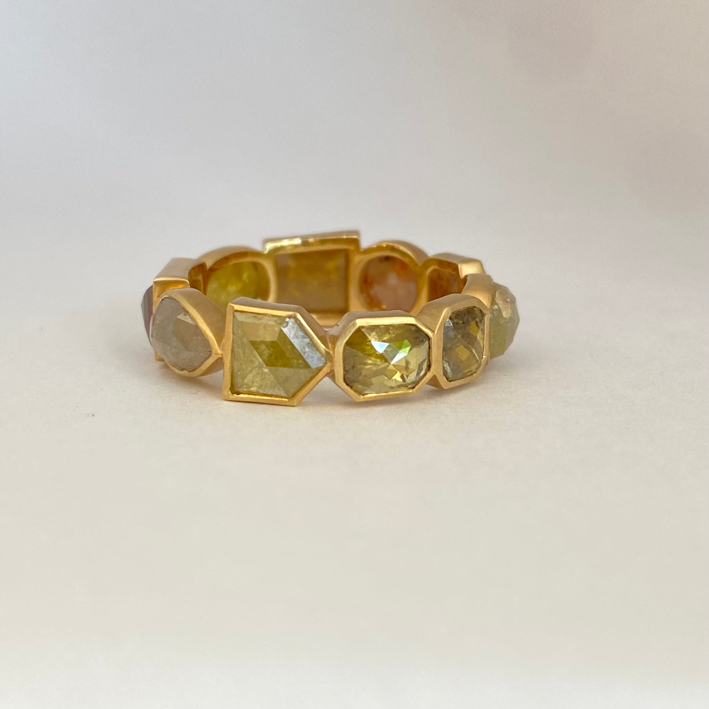 K18イエローゴールド ダイヤモンド5.4ctリング