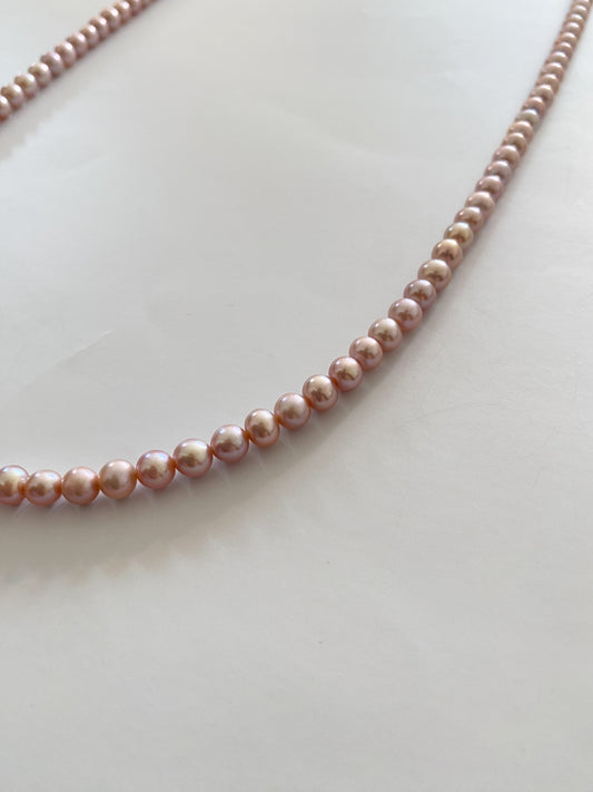 淡水パール ロングネックレス