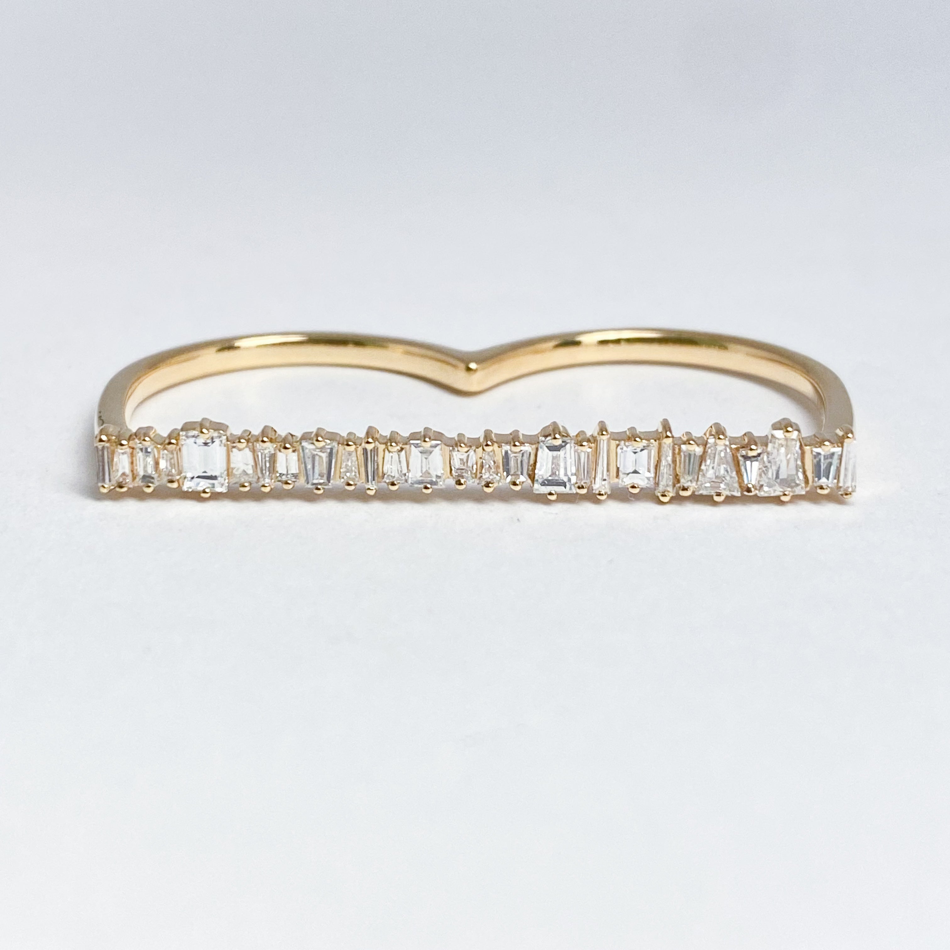 K18YG ダイヤモンド0.56ctダブルリング – Aprile Bijoux