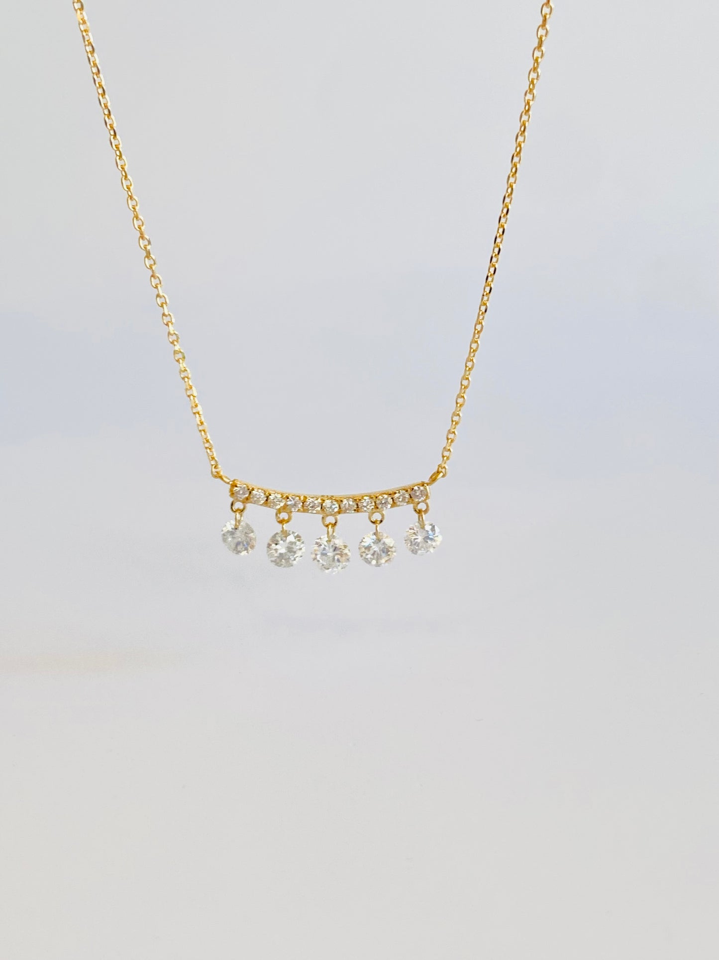 K18イエローゴールド ダイヤモンド　0.6ctネックレス