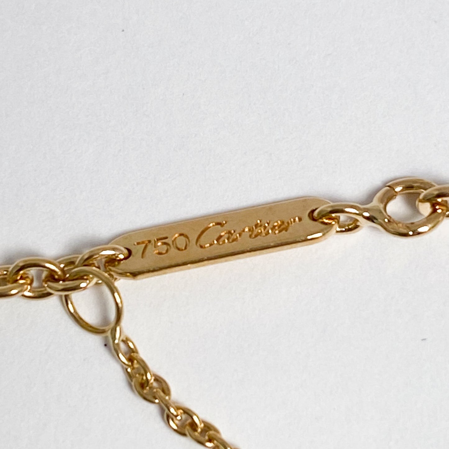 カルティエ　トリニティネックレス　K18 8.9g