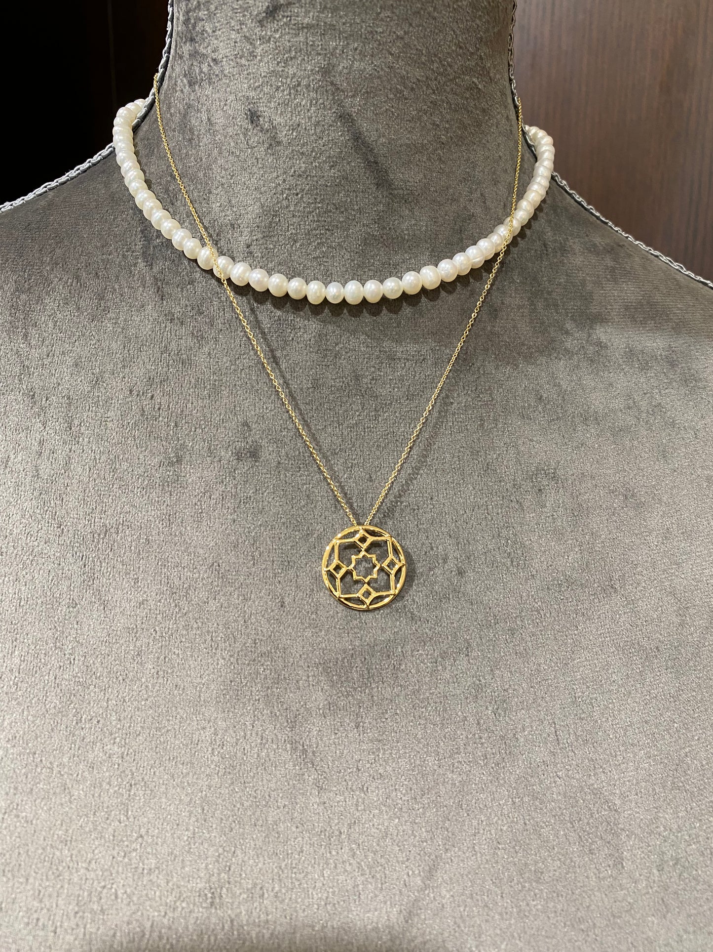 TIFFANY & Co. Paloma Picasso K18 Marrakech / Zellige Necklace