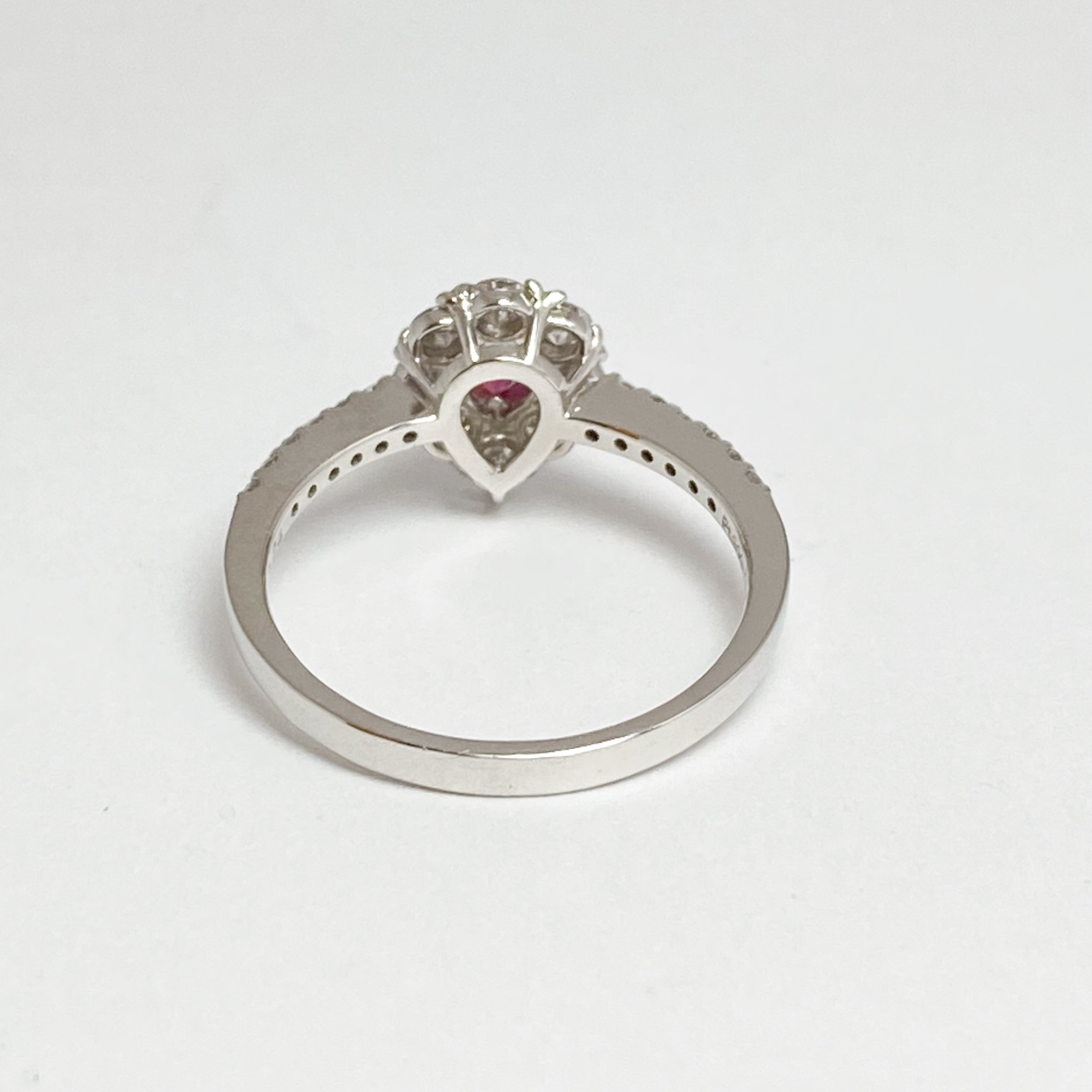 ルビー ダイヤモンド リング リング 指輪 ルビー 1.34ct 約12.5号 Pt900 5.1g レッド ダイヤモンド