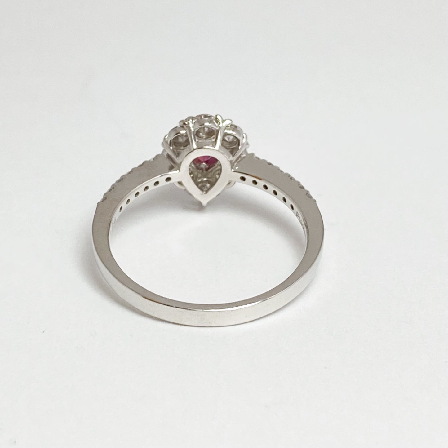 Pt ルビー・ダイヤモンド0.54ctリング