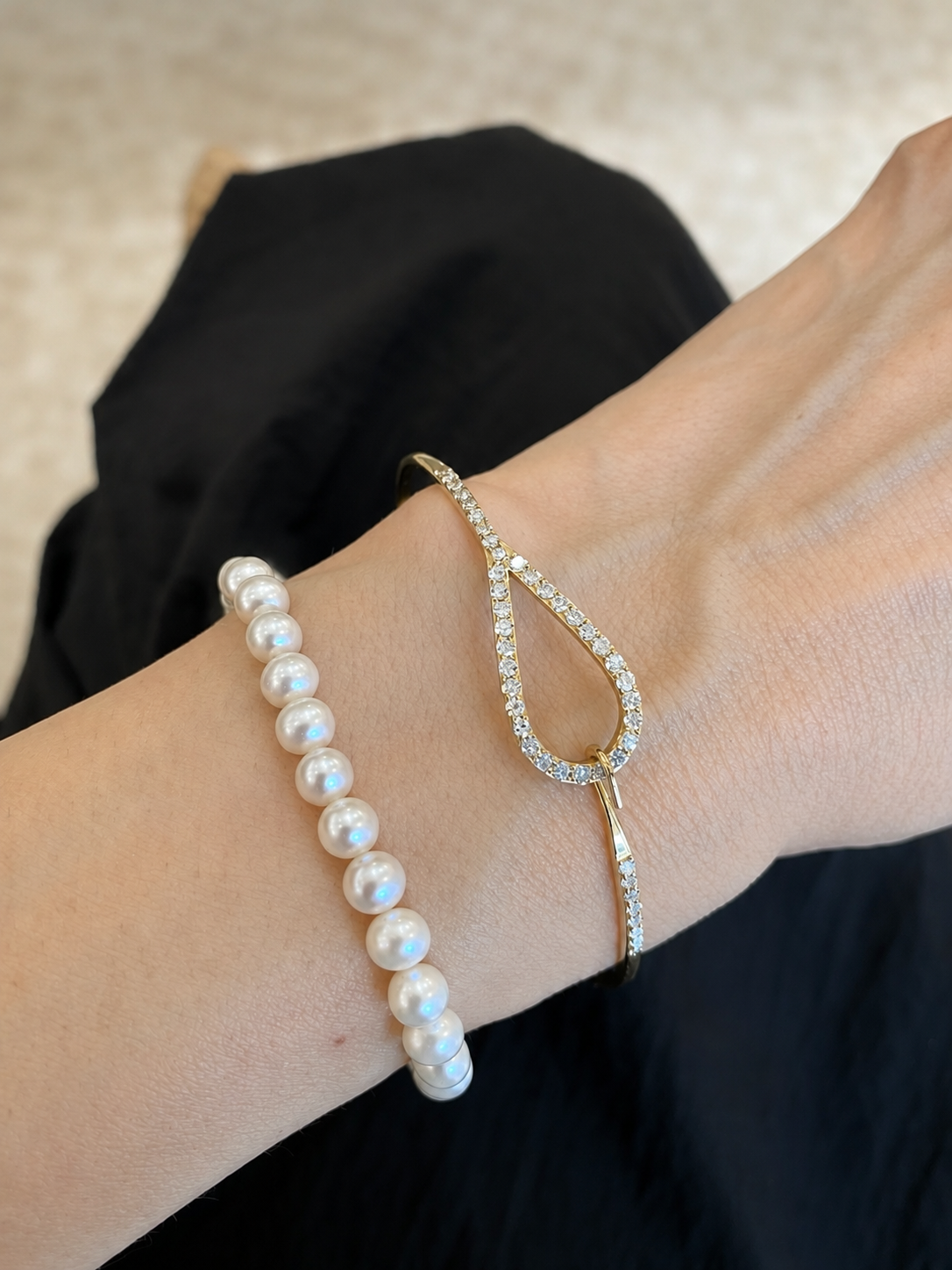 K18イエローゴールド ダイヤモンド0.81ctバングル – Aprile Bijoux