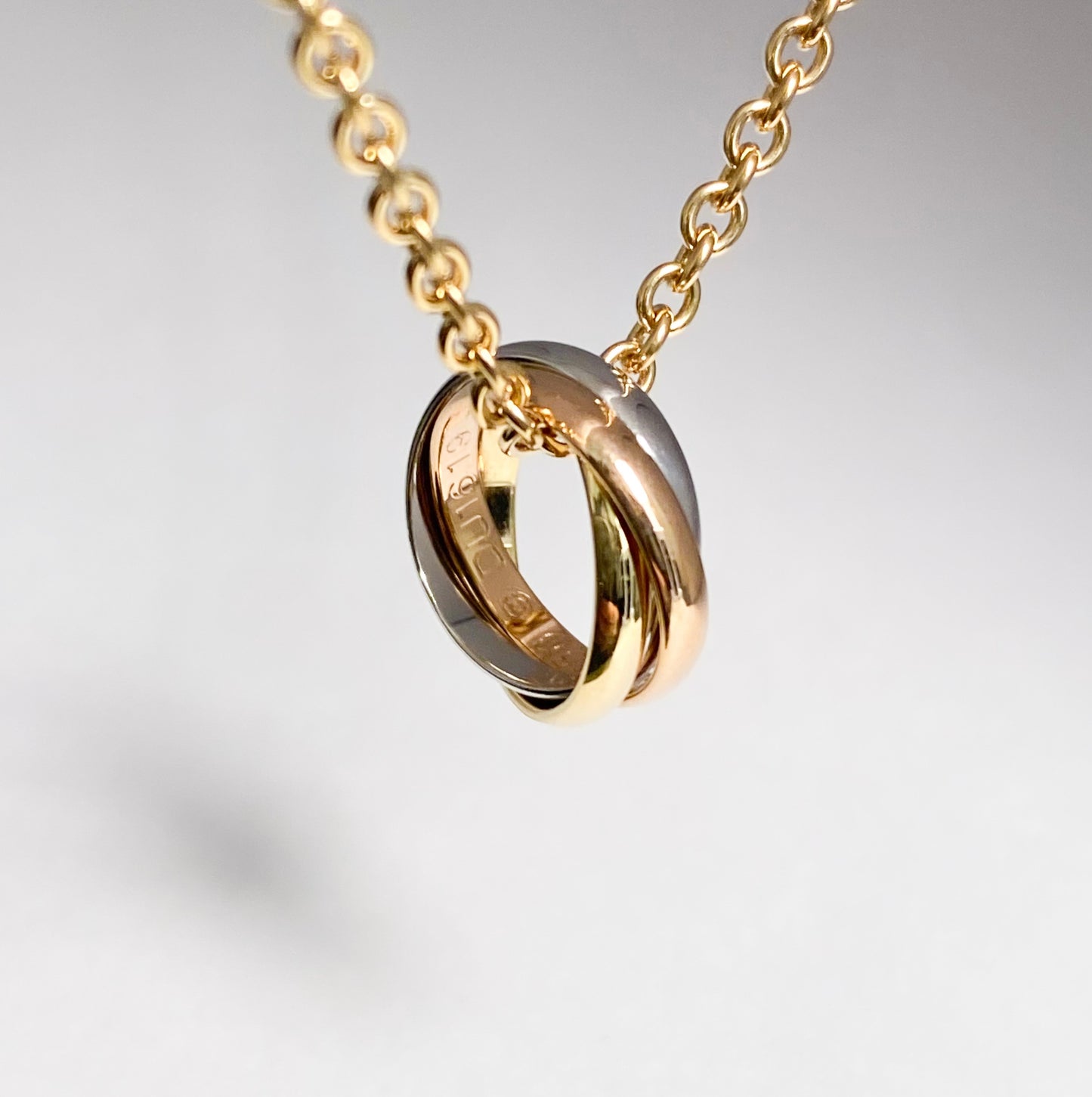 カルティエ　トリニティネックレス　K18 8.9g