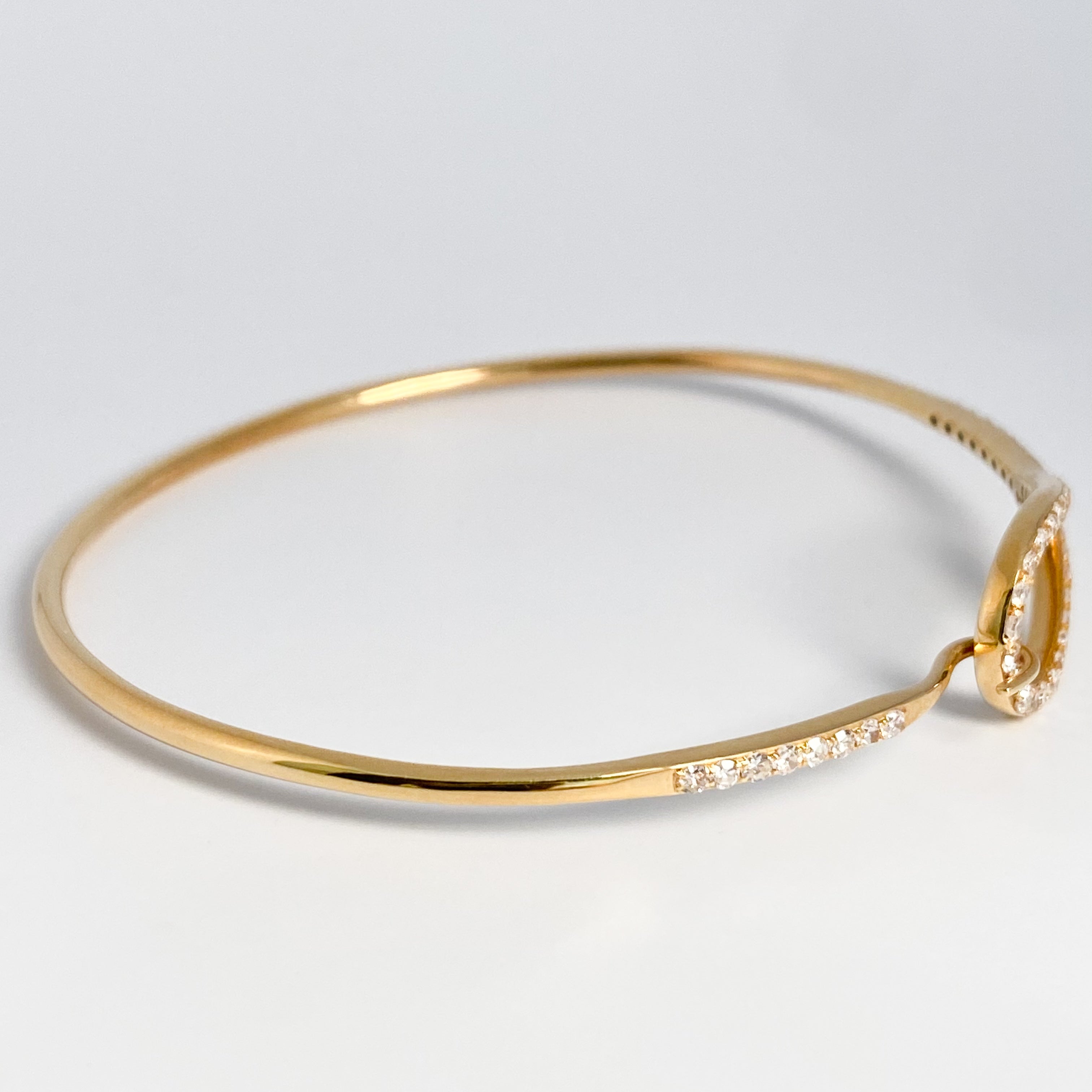 K18イエローゴールド ダイヤモンド0.81ctバングル – Aprile Bijoux
