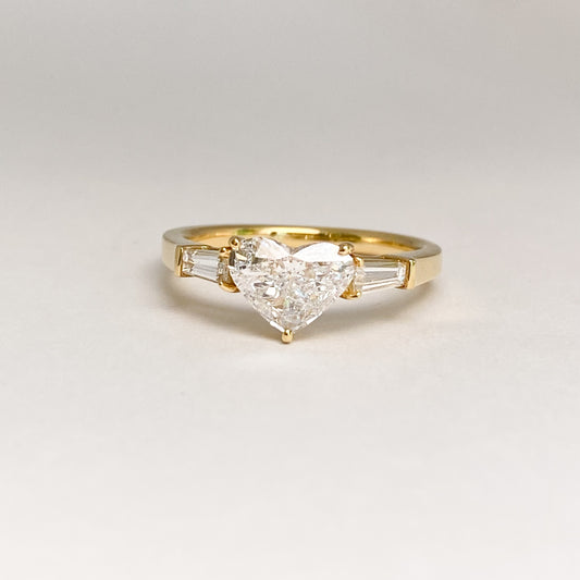 K18イエローゴールド ダイヤモンドトータル1.05ctリング