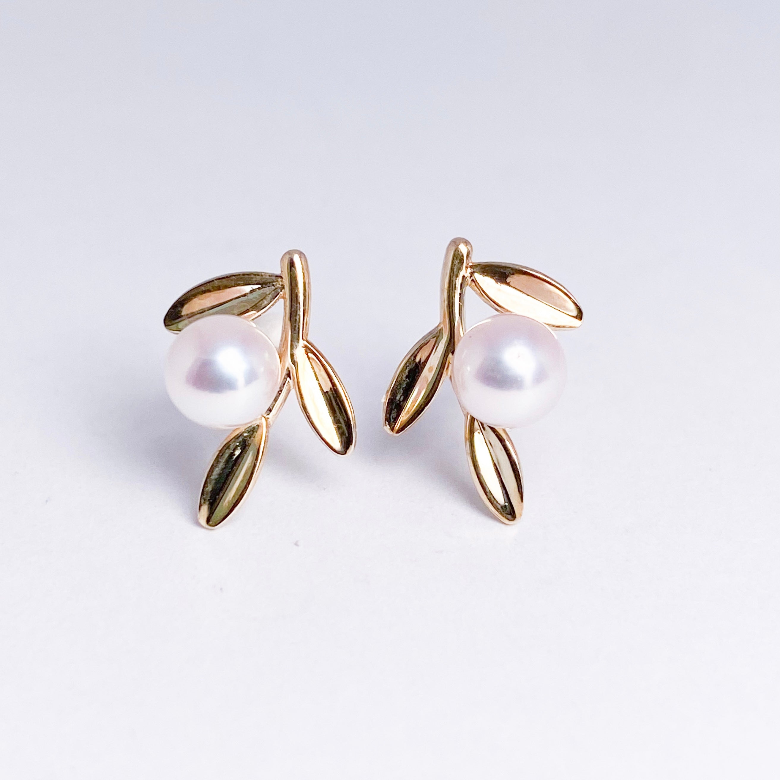 K10YG あこや真珠ピアス – Aprile Bijoux