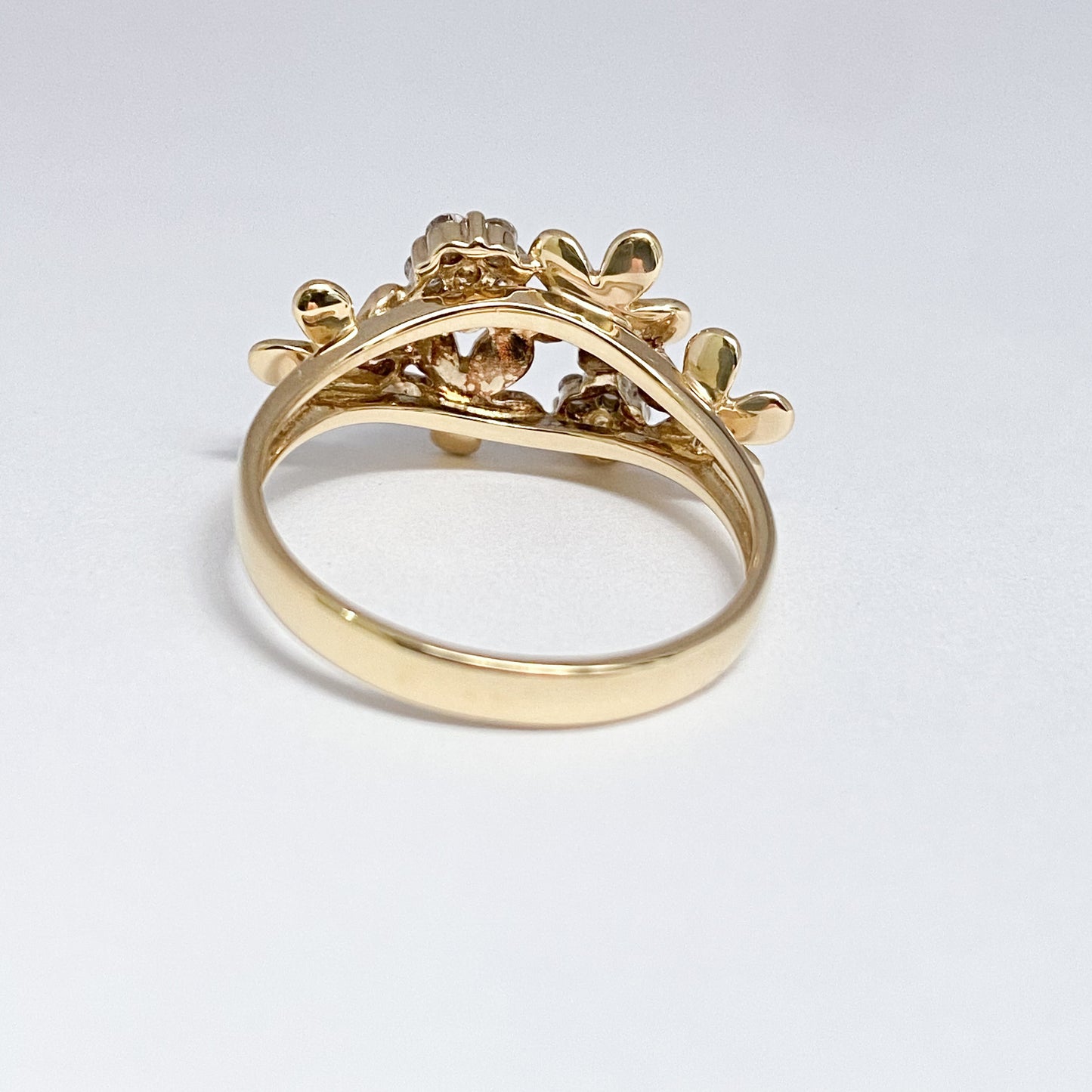 K18イエローゴールド ダイヤモンド0.16ctリング