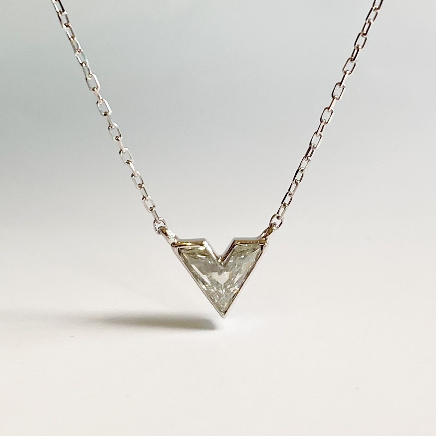 Ptダイヤモンド 0.314ctネックレス