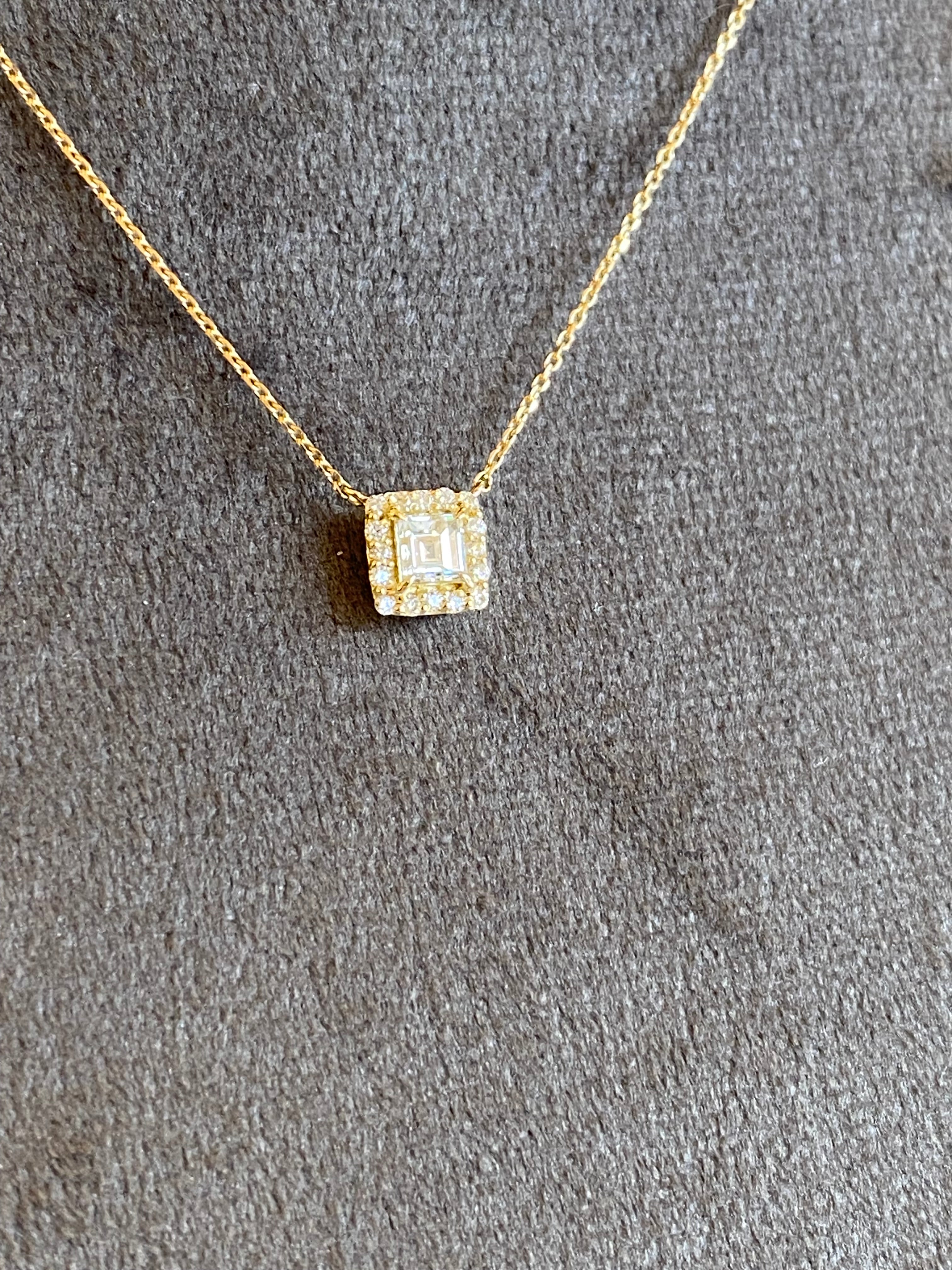 K18イエローゴールド ダイヤモンド0.405ctネックレス – Aprile Bijoux