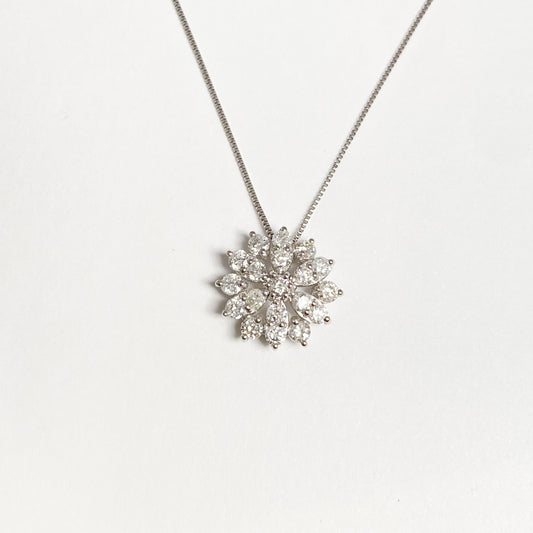 Ptダイヤモンド0.5ctネックレス